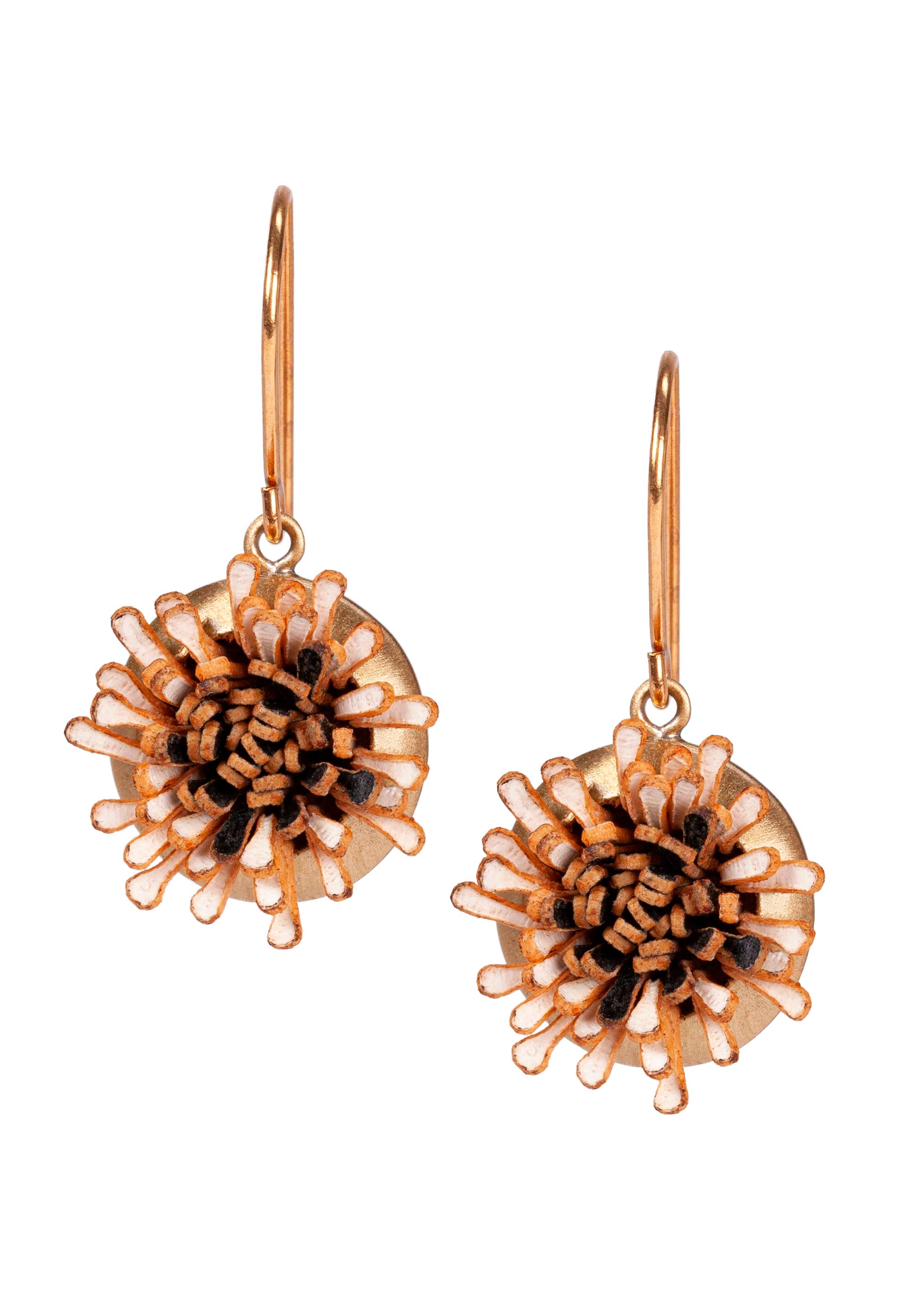 Florale Ohrringe Pam Pem Earring | Two Gretchen buntem von aus mygretchen Pergament