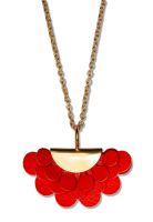 Gretchen - Pam Pem Pendant Dots M - Red