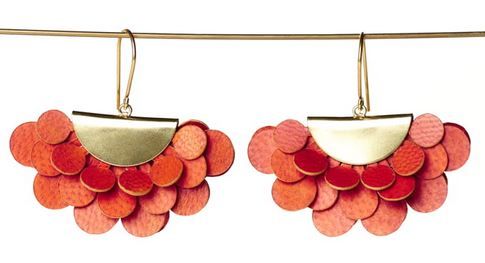 Gretchen - Pam Pem Earrings Dots L - Red