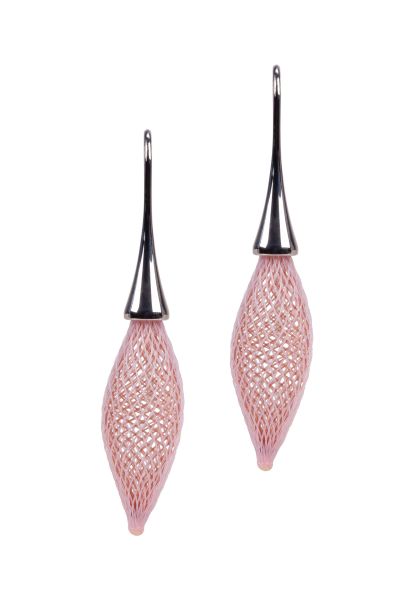 Gretchen - Vlum Single Drop Earrings - Rose