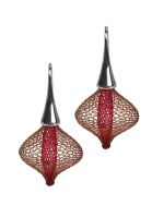 Gretchen - Vlum Inside Out Earrings - Brown Bordeaux